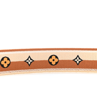 Louis Vuitton Jacquard Alma BB Shoulder Strap Honey Gold 3 of 4