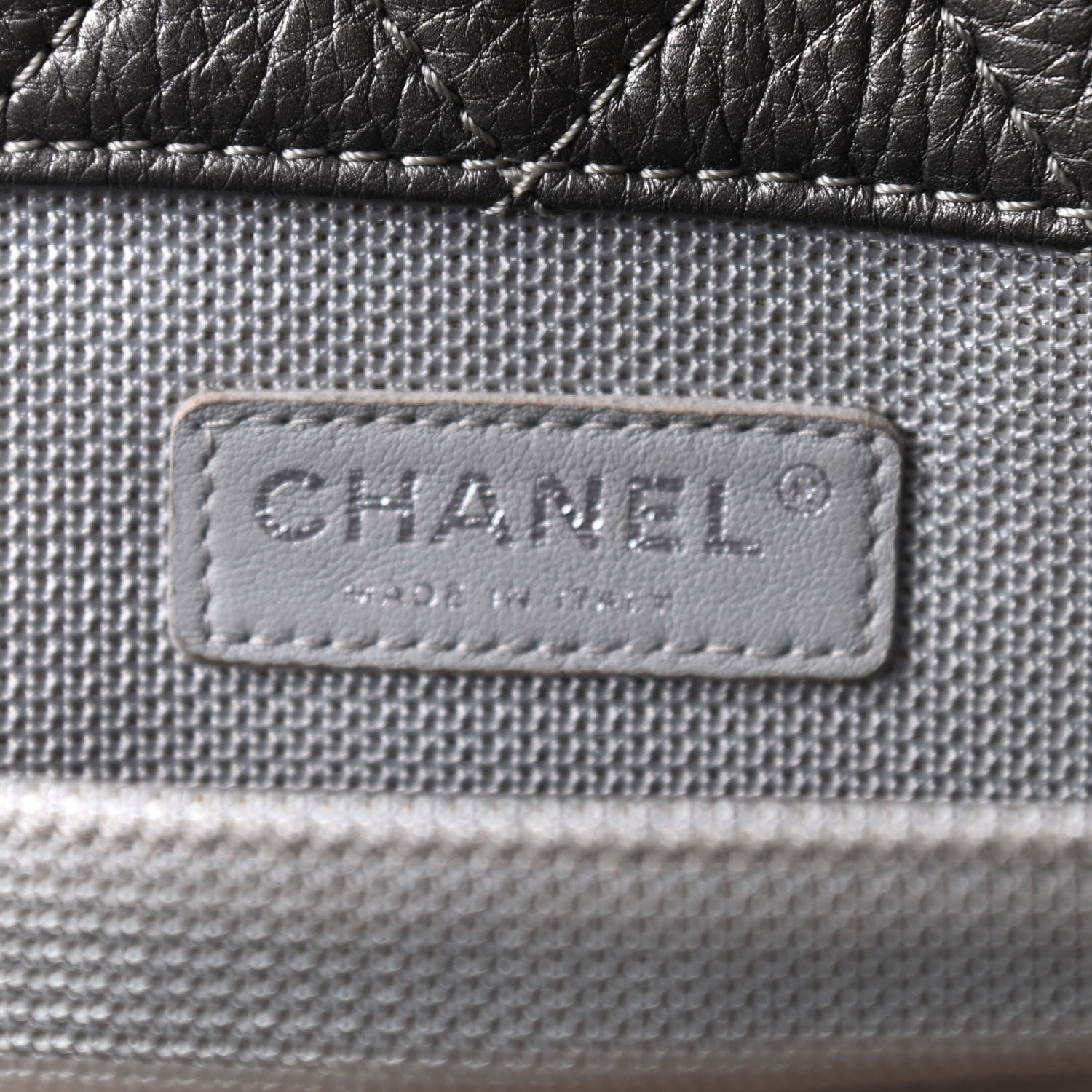 Chanel Metallic Calfskin Quilted XXL Travel Flap Bag Silver 6 of 10
