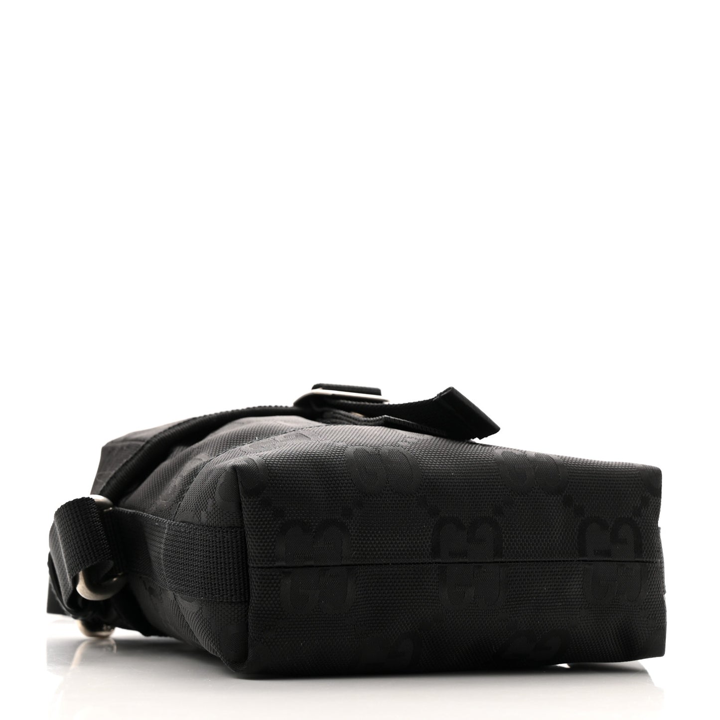 Econyl Nylon Monogram Off The Grid Messenger Bag Black