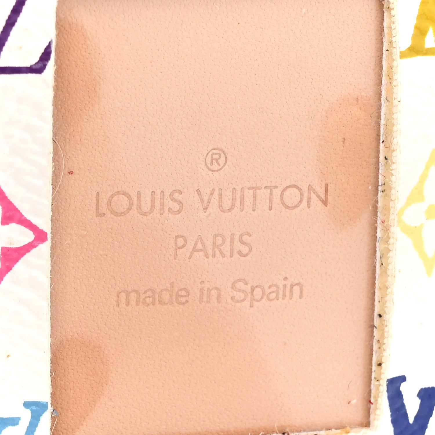 Louis Vuitton Monogram Multicolor 4 Photo Frame Wallet White