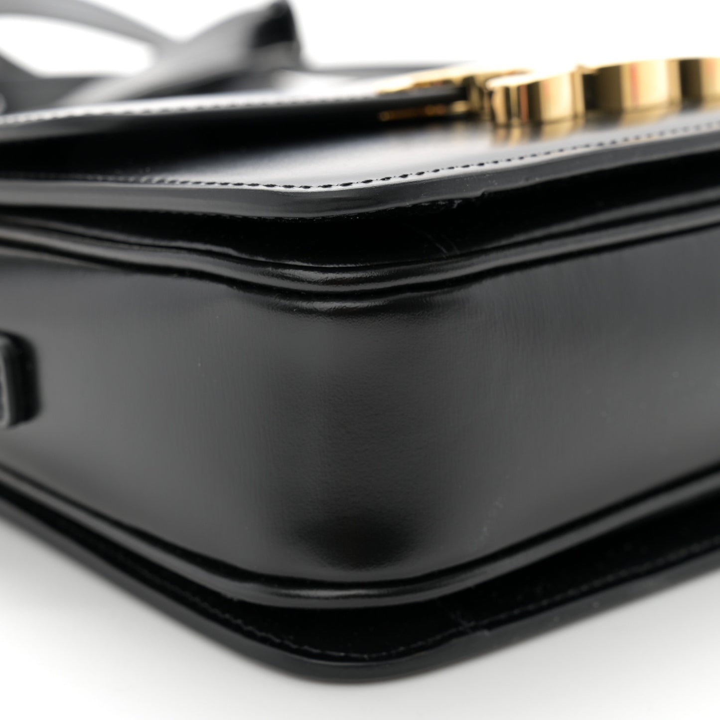 Shiny Calfskin Teen Triomphe Black