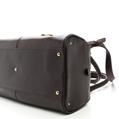 Chloe Smooth Calfskin Charms Bowling Bag Perfect Plum 9 of 11