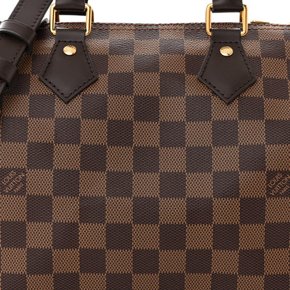 Louis Vuitton Damier Ebene Speedy Bandouliere 25 7 of 9