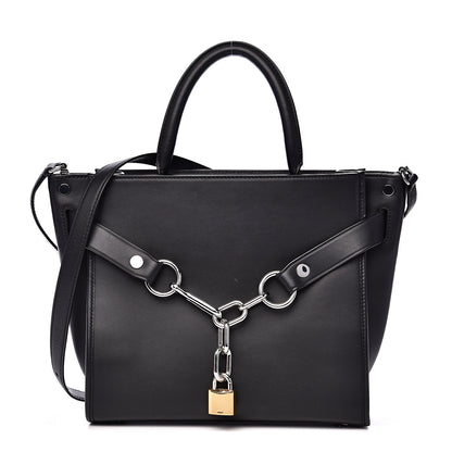 Alexander Wang Smooth Calfskin Attica Chain Satchel Black 1 of 15