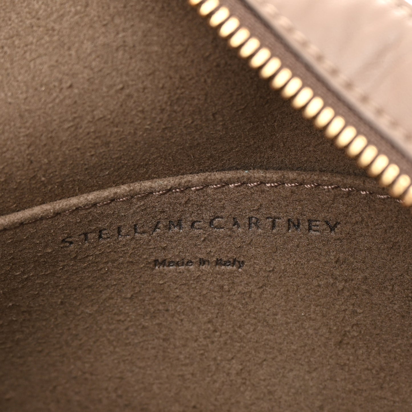 Eco Alter Nappa Perforated Logo Mini Bag Dark Taupe