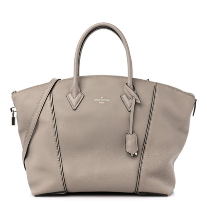 Louis Vuitton Veau Cachemire Soft Lockit MM Galet 1 of 12