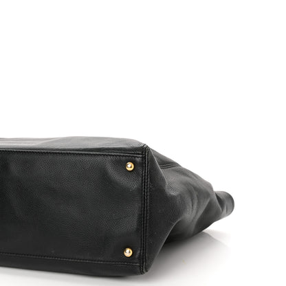 Chanel Calfskin Cerf Executive Shopper Tote Black 9 of 17