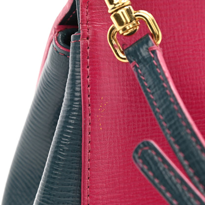 Dolce & Gabbana Dauphine Small Tricolor Miss Sicily Satchel Pink 9 of 9