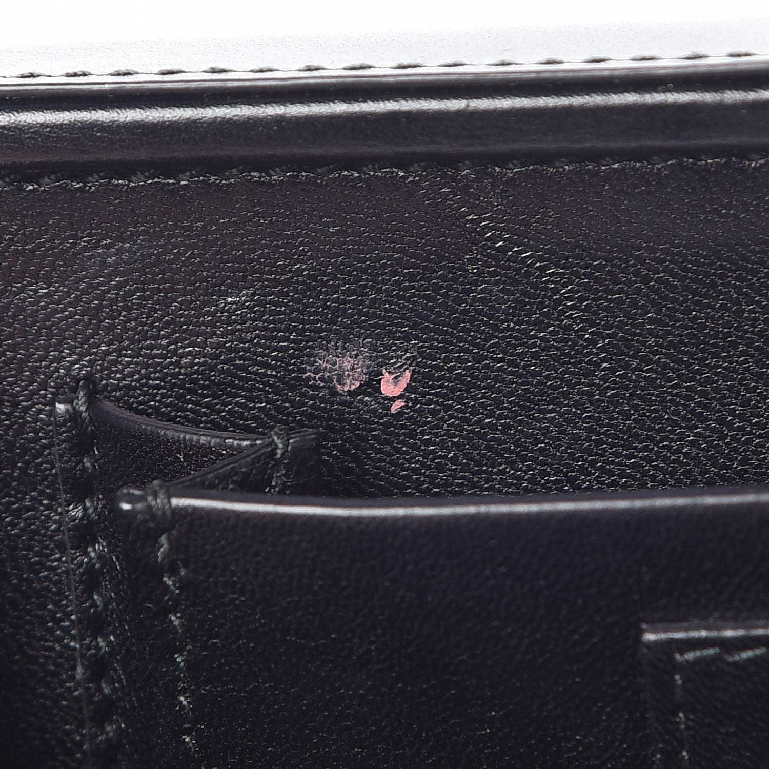 Saint Laurent Calfskin Micro Mellettes Clutch Black 10 of 12