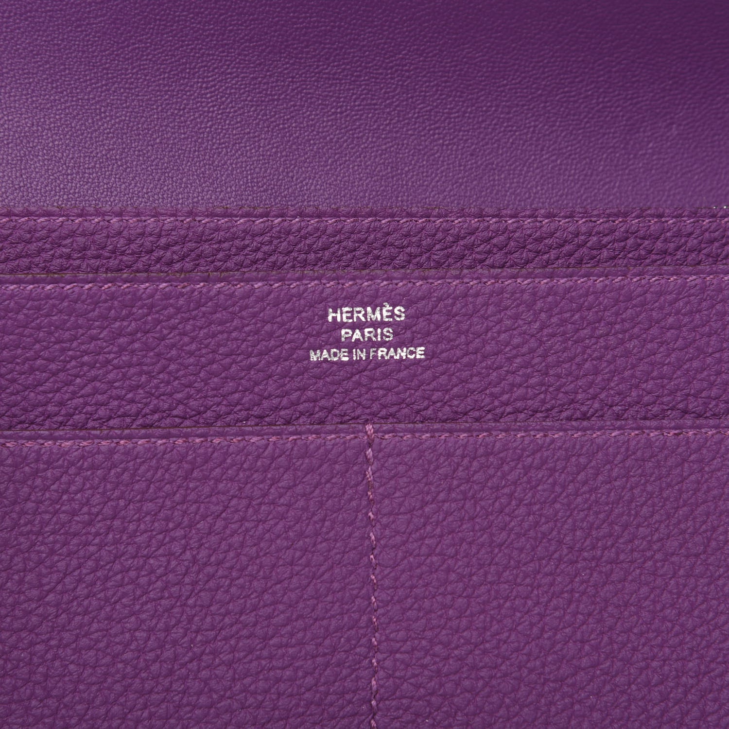 Hermes Togo Dogon Duo Wallet Anemone 6 of 8