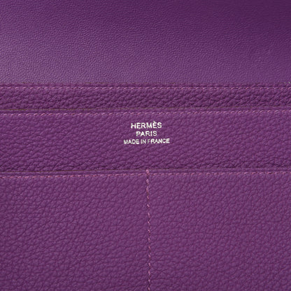 Hermes Togo Dogon Duo Wallet Anemone 6 of 8