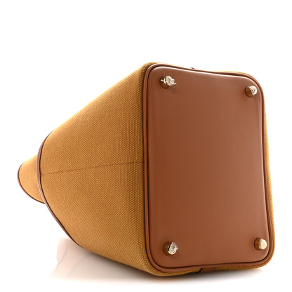 Hermes Toile Goeland Swift Cargo Picotin Lock 18 Desert Gold 4 of 11