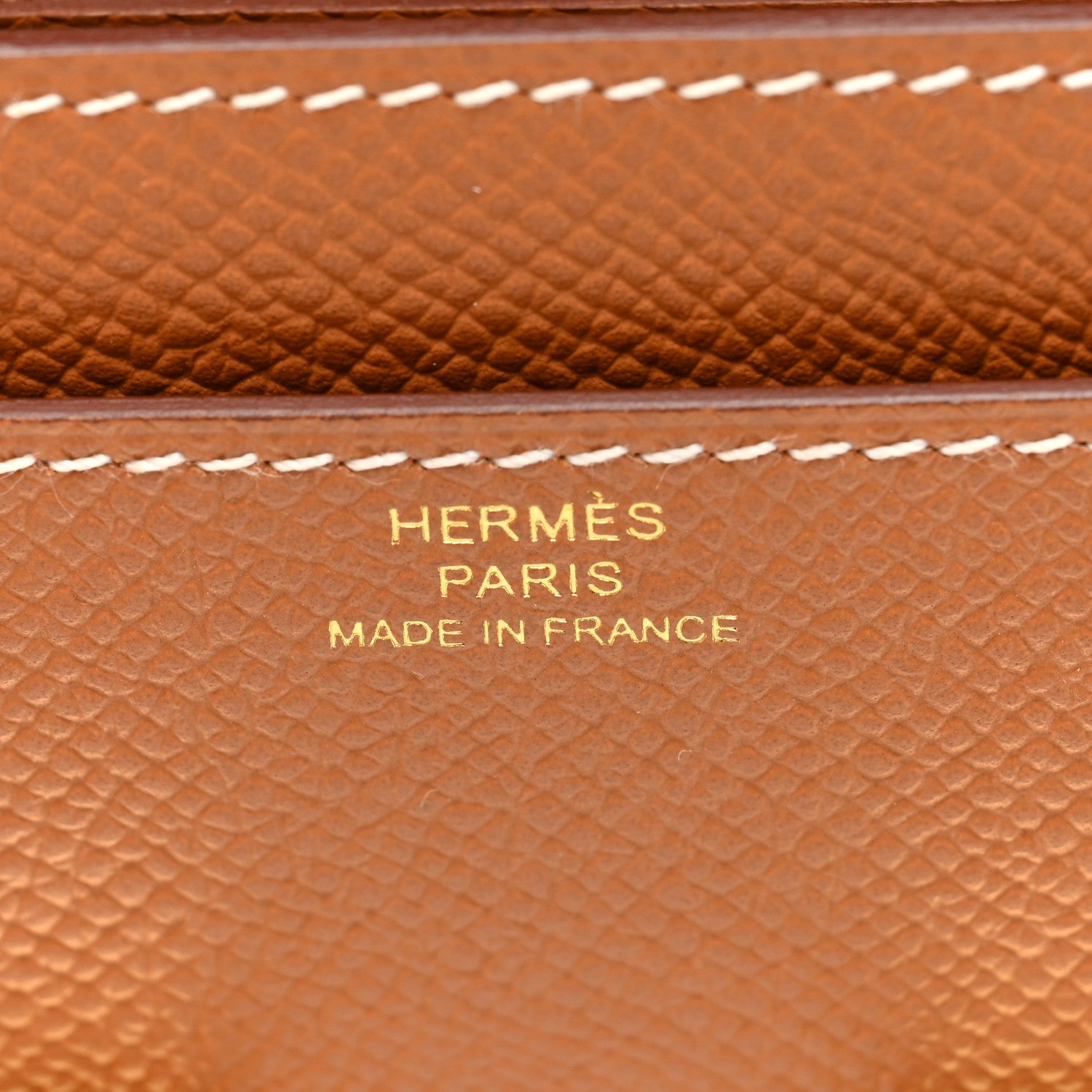 Hermes Epsom Constance Long Wallet To Go Gold 6 of 10