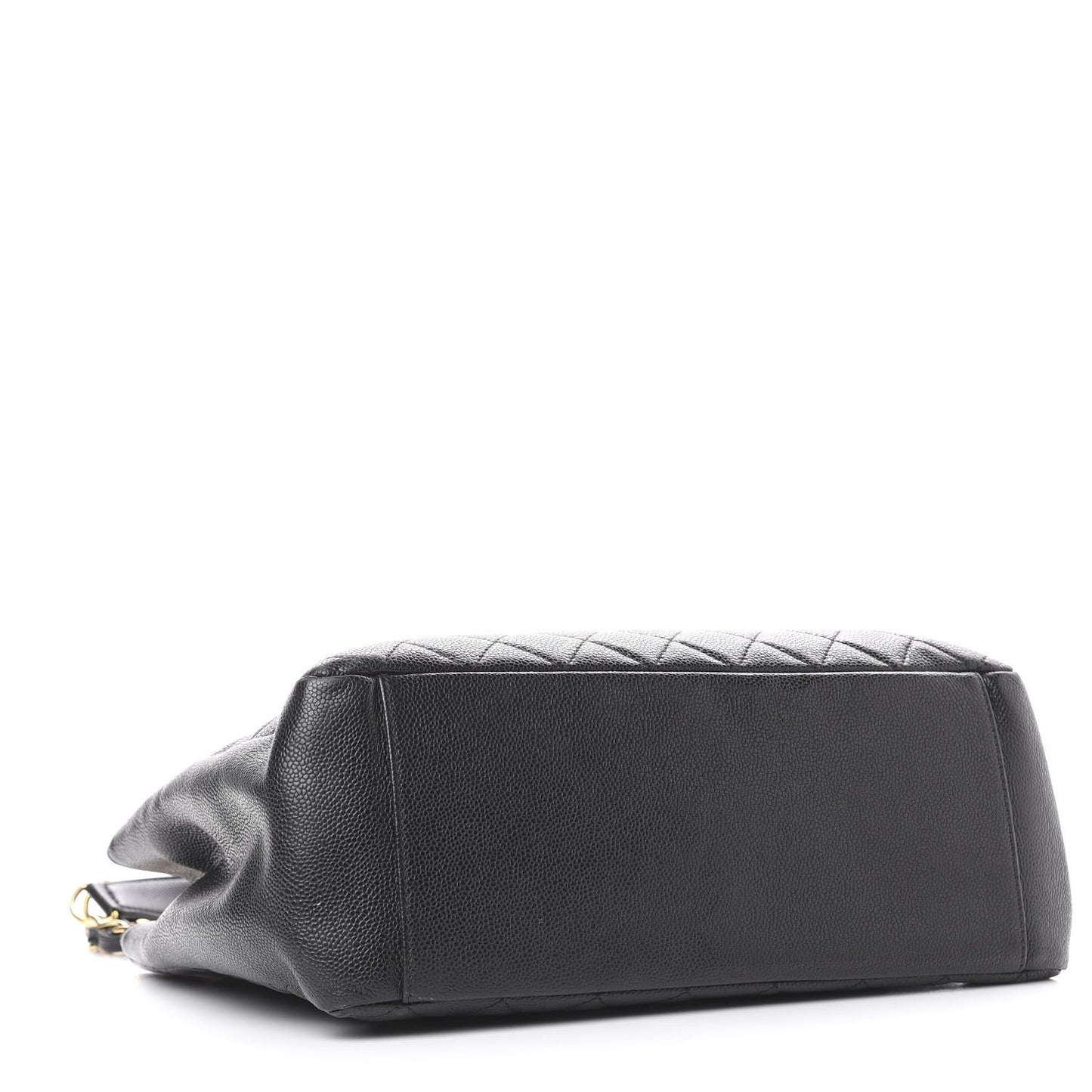 Caviar Quilted Grand Shopping Tote GST Black