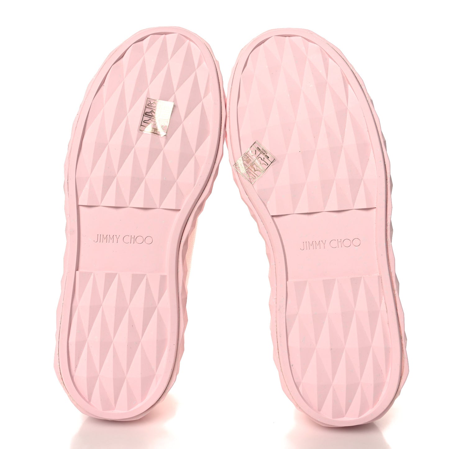 Nappa Diamond Light Platform Sneakers 39.5 Powder Pink
