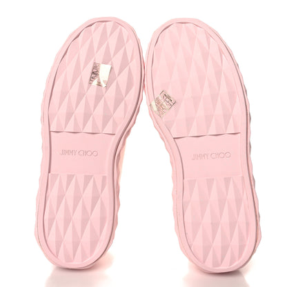 Jimmy Choo Nappa Diamond Light Platform Sneakers 39.5 Powder Pink 6 of 10