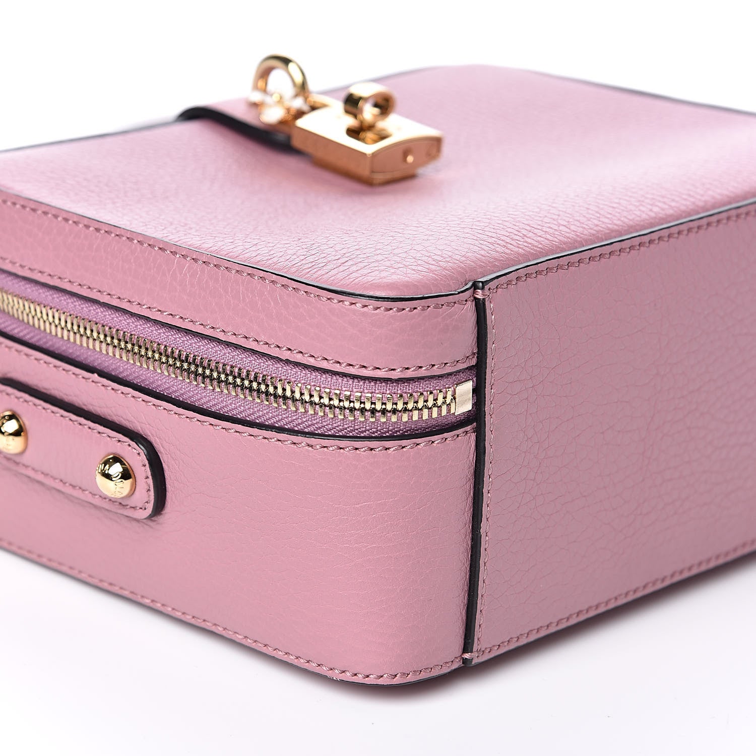 Dolce & Gabbana Calfskin Miss Bonita Box Bag Pink 7 of 8