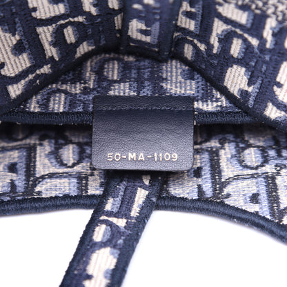 Christian Dior Oblique Slim Saddle Pouch Blue 9 of 12