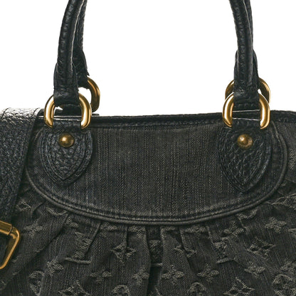 Louis Vuitton Denim Neo Cabby MM Black 7 of 9