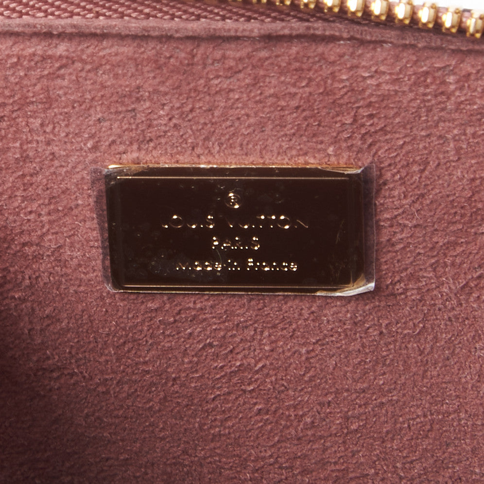Louis Vuitton Vernis Monogram Alma BB Rose Pale Metallise 8 of 8