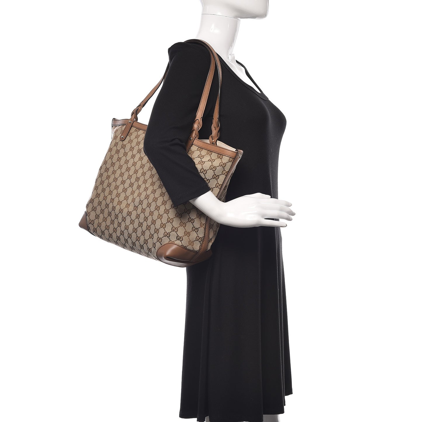 Monogram Large Craft Tote Light Brown