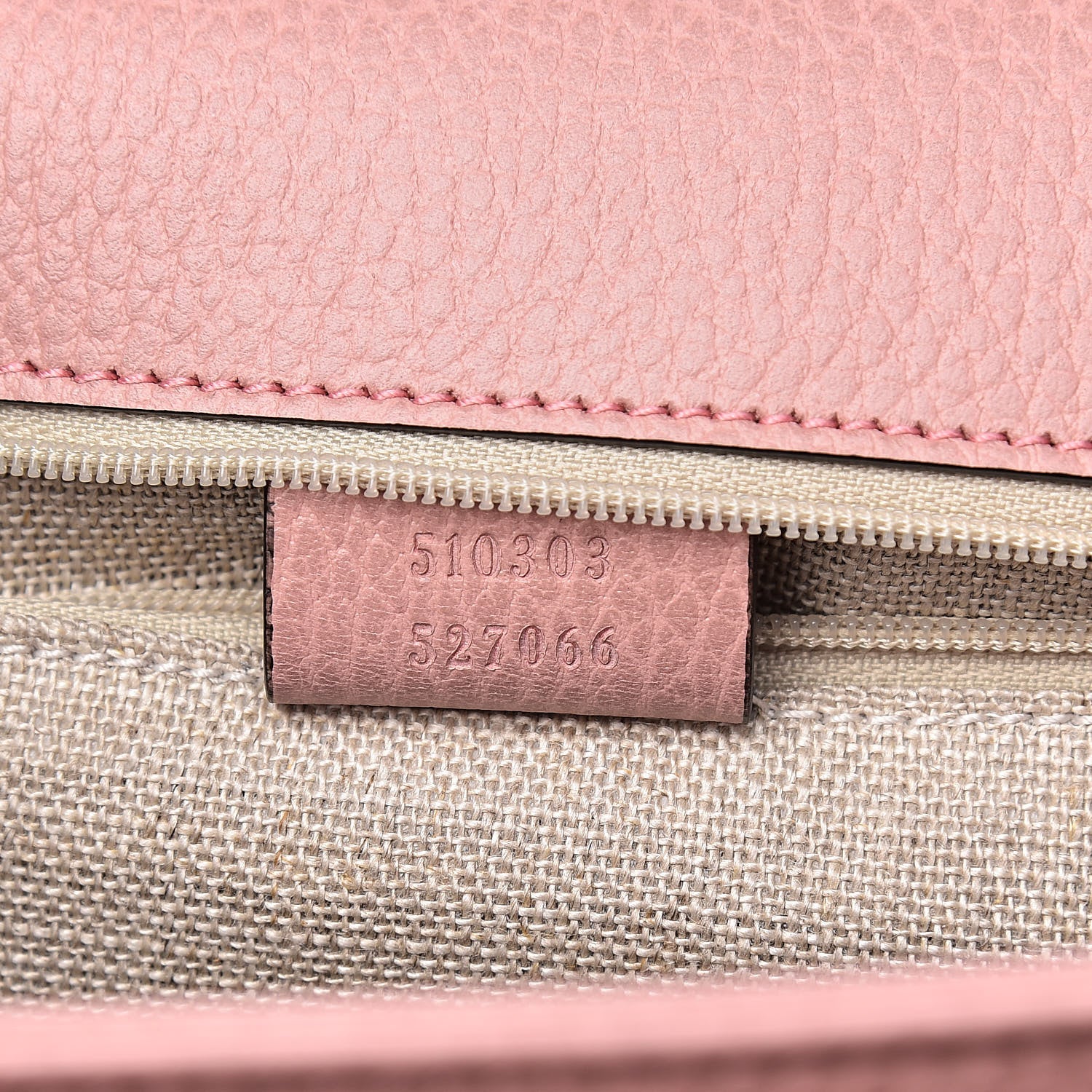 Gucci Dollar Calfskin Interlocking G Shoulder Bag Soft Pink 7 of 10