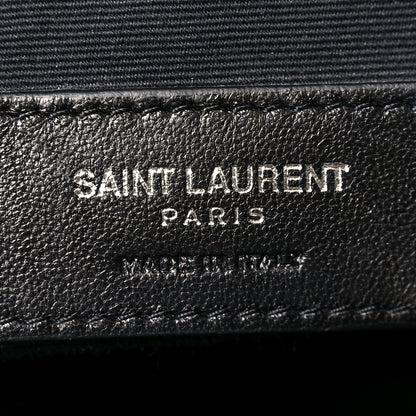 Saint Laurent Calfskin Y Quilted Monogram Medium Loulou Chain Satchel Black 7 of 10