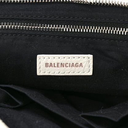 Balenciaga Agneau Graffiti All Over Classic Silver Hardware S City White Black 6 of 8
