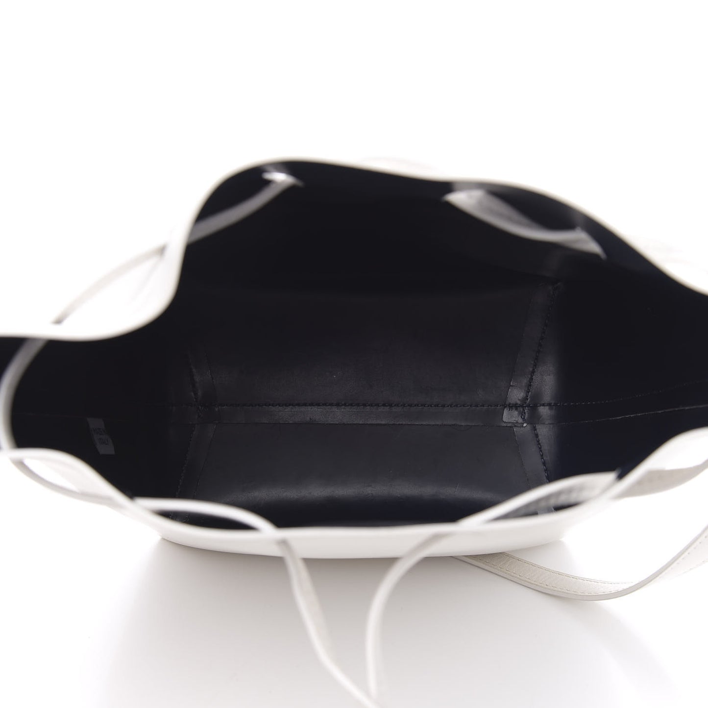 Calfskin Mini Bucket Bag White