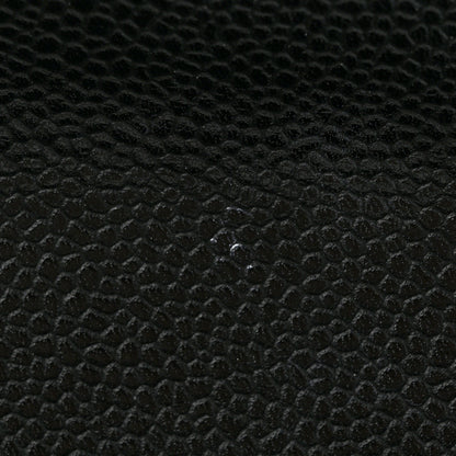 Chanel Caviar Quilted Large Gusset Flap Wallet Black 9 of 16