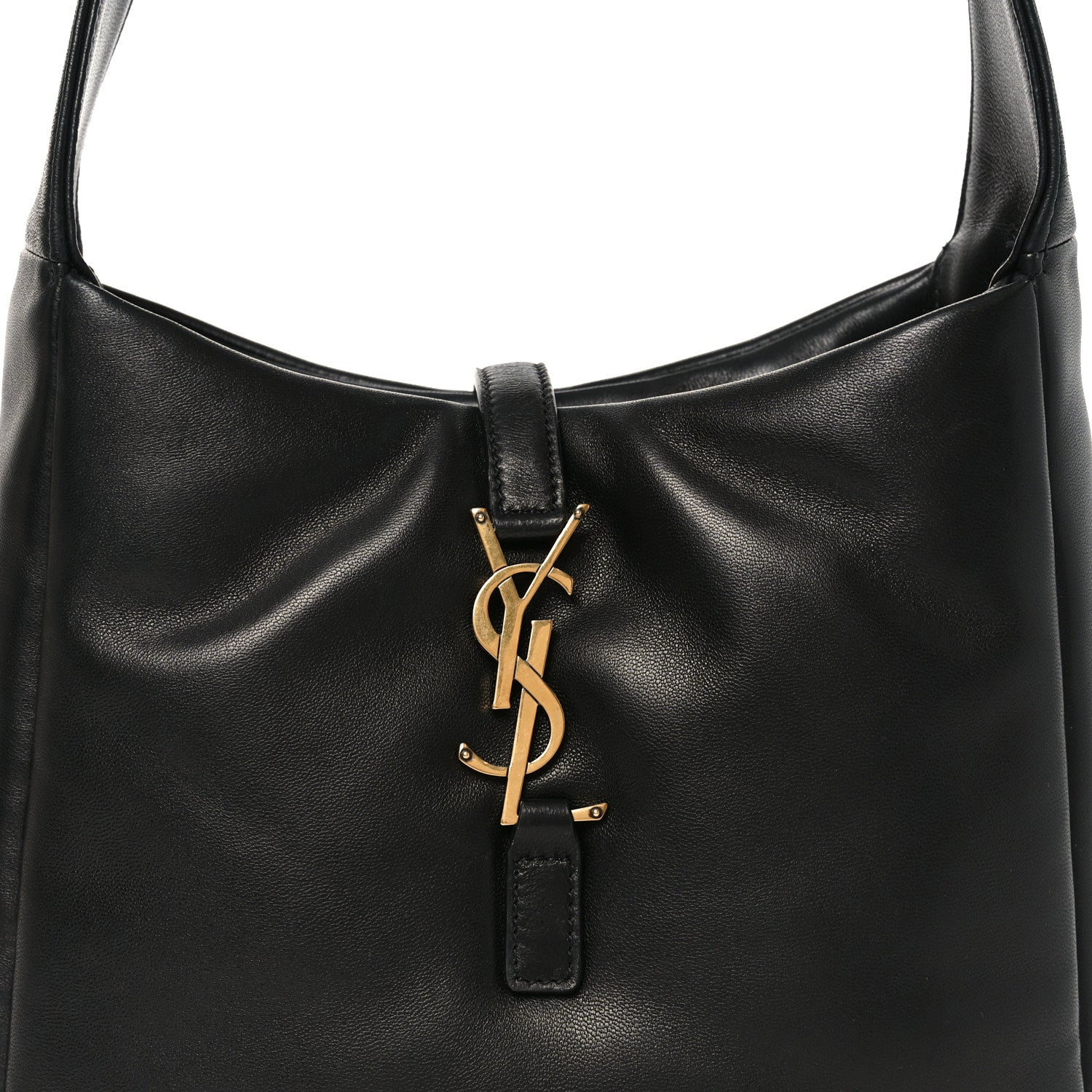 Saint Laurent Padded Lambskin Small Le 5 A 7 Supple Hobo Black 8 of 11