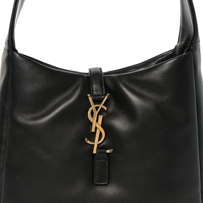 Saint Laurent Padded Lambskin Small Le 5 A 7 Supple Hobo Black 8 of 11