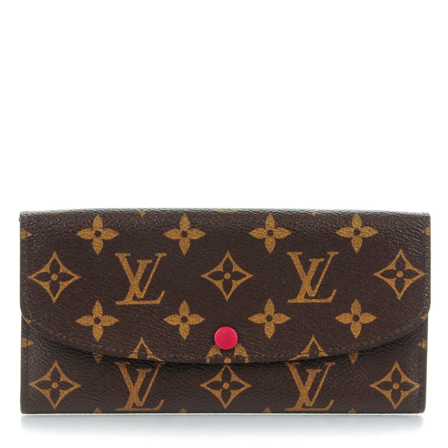 Louis Vuitton Monogram Emilie Wallet Fuchsia 1 of 7