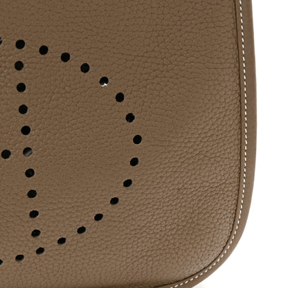 Hermes Taurillon Clemence Evelyne III PM Etoupe 11 of 11