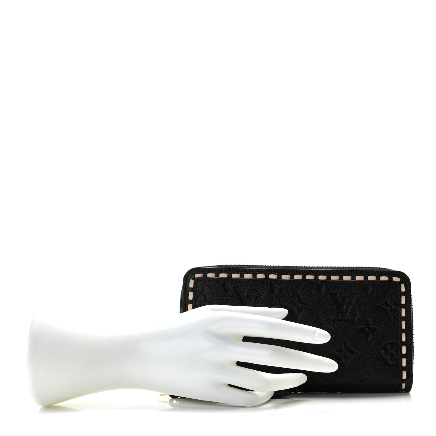 Louis Vuitton Empreinte Vosges Zippy Wallet Black 2 of 8