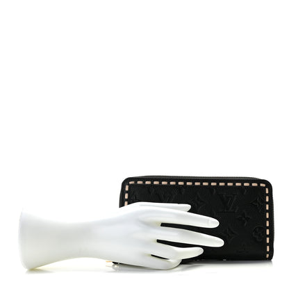 Louis Vuitton Empreinte Vosges Zippy Wallet Black 2 of 8