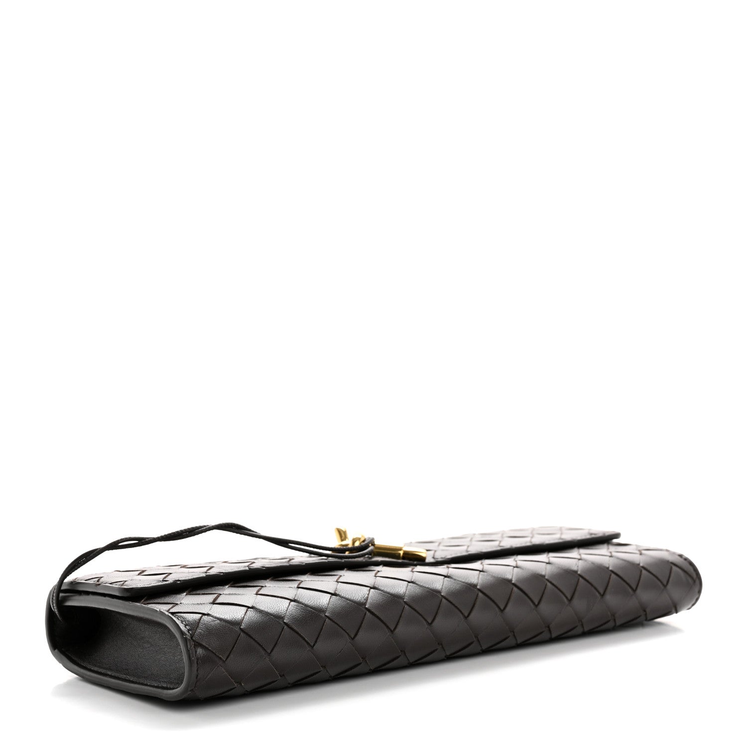 Bottega Veneta Nappa Intrecciato Long Andiamo Top Handle Clutch Fondant 4 of 10