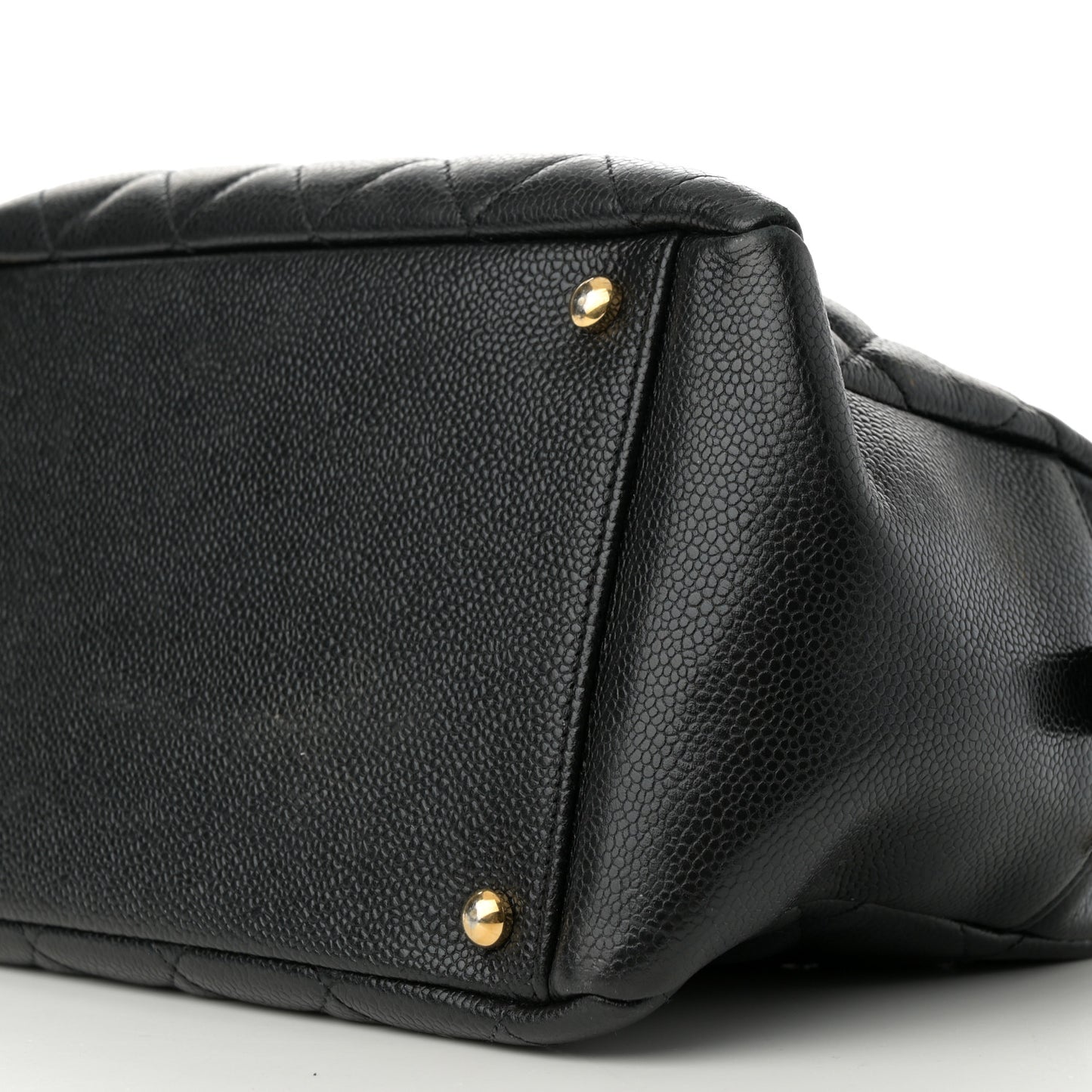 Caviar Quilted Petit Timeless Tote PTT Black