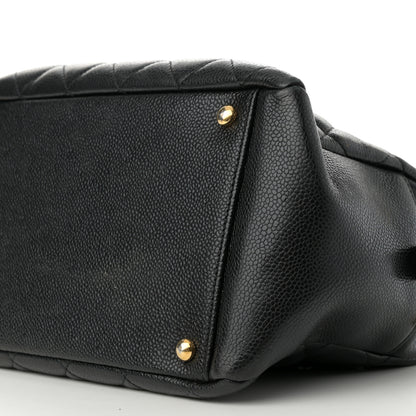 Chanel Caviar Quilted Petit Timeless Tote PTT Black 11 of 15