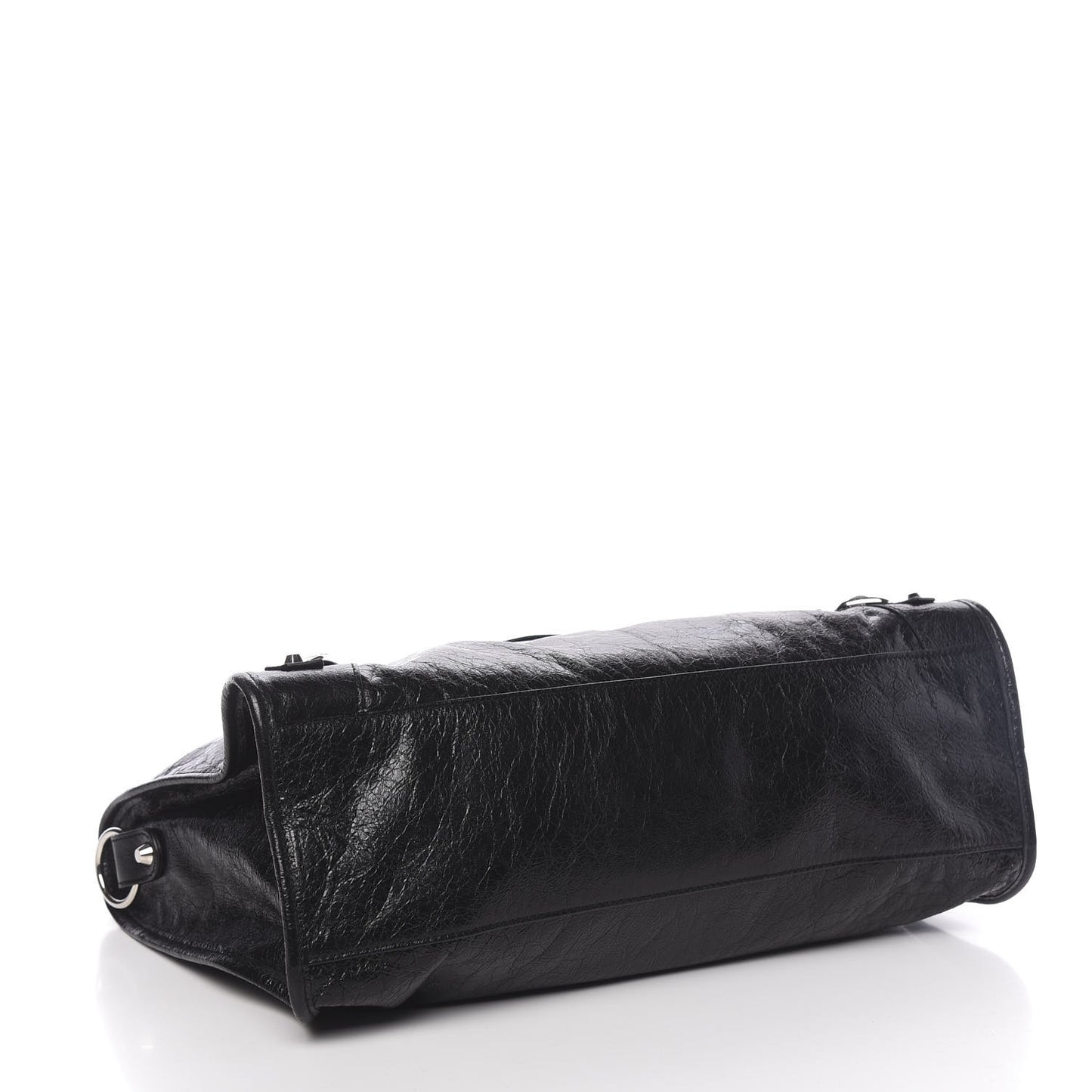 Agneau Classic Silver Hardware City Black