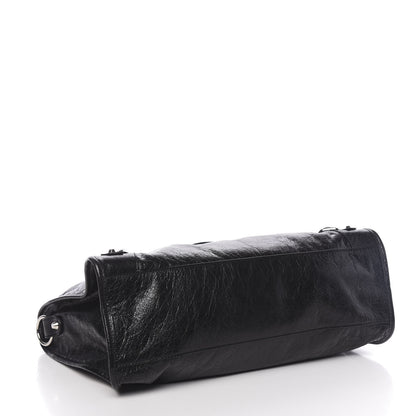 Balenciaga Agneau Classic Silver Hardware City Black 4 of 10