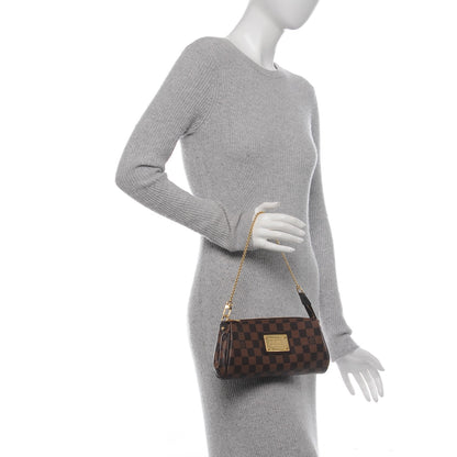 Louis Vuitton Damier Ebene Eva Clutch 2 of 7