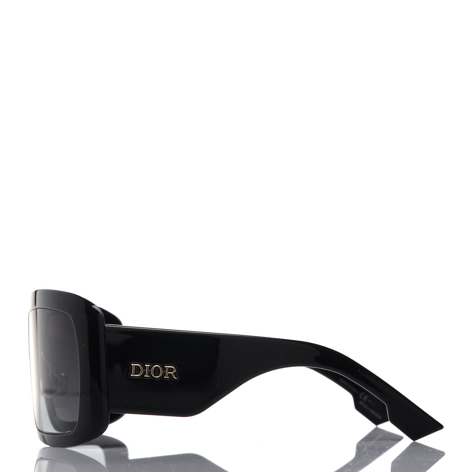 Christian Dior Acetate DiorSo Light 2 Shield Sunglasses Black 3 of 7