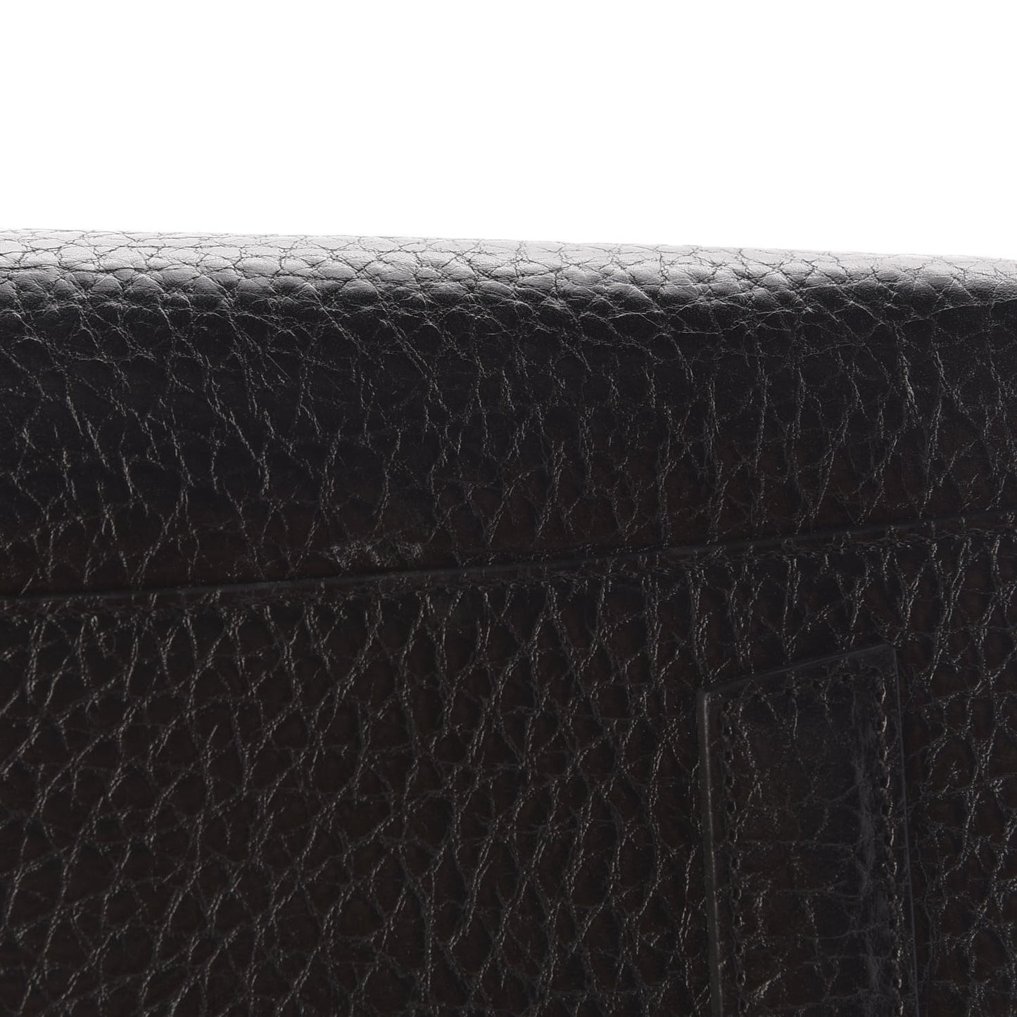 Pebbled Calfskin Medium Antigona Black