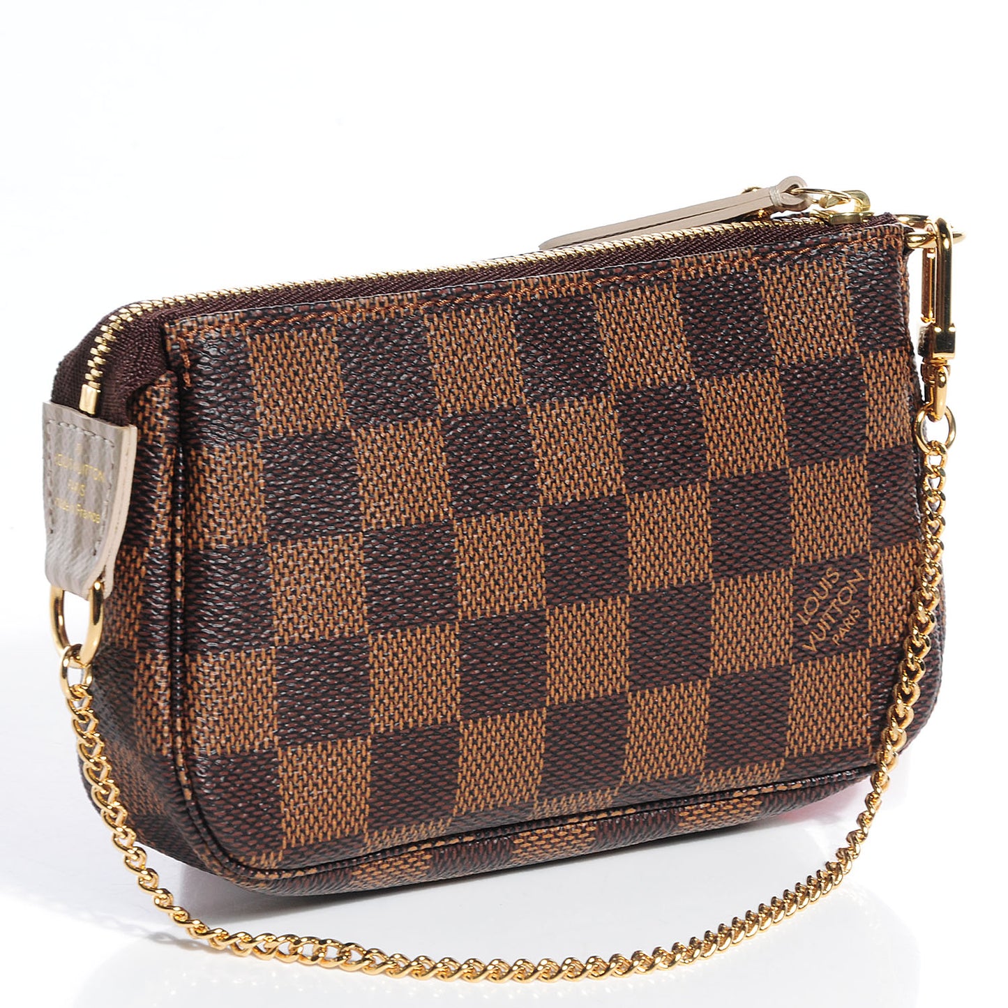 Damier Ebene Trunks and Locks Mini Pochette Accessories