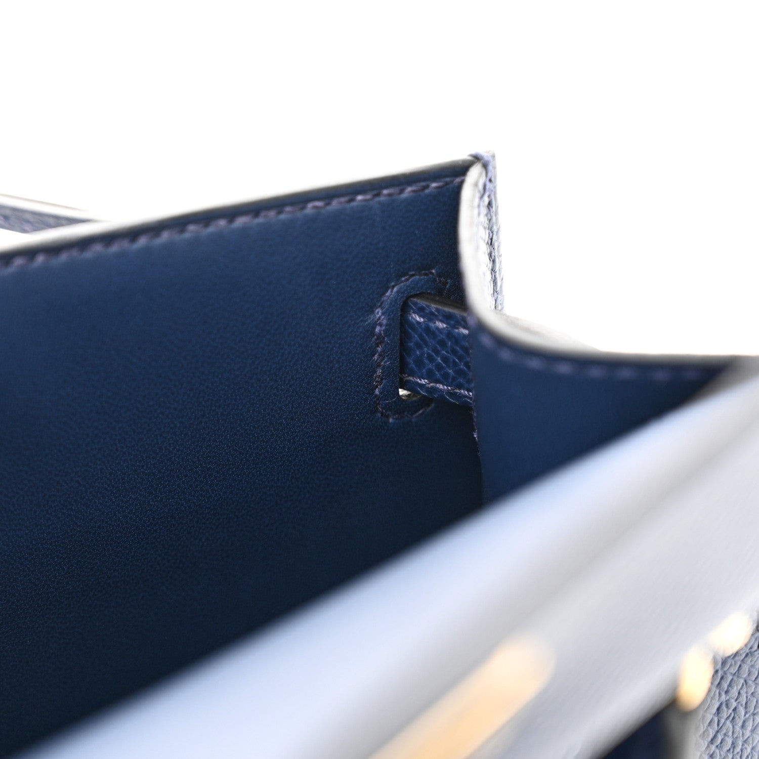 Hermes Epsom Mini Kelly Sellier 20 Bleu Navy 11 of 13