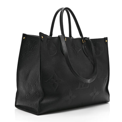 Louis Vuitton Empreinte Monogram Giant Onthego GM Black Black 3 of 10
