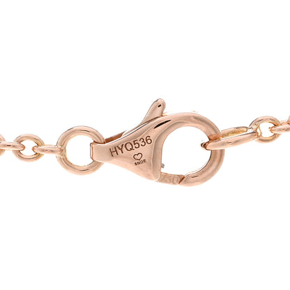 Cartier 18K Pink Gold Interlocking LOVE Necklace 5 of 6