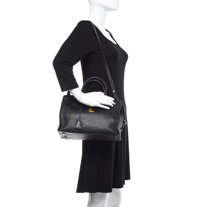 Saint Laurent Calfskin Small Monogram Cabas Black 2 of 24