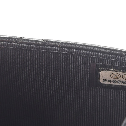 Chanel Lambskin Quilted Wallet On Chain WOC Black 8 of 15